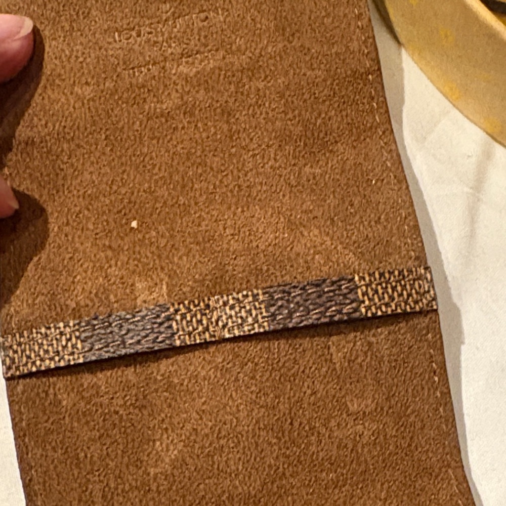 RARE Louis Vuitton Damier Ebene Micro Pouch • Jewelry & Cufflink Case - Picture 6 of 15